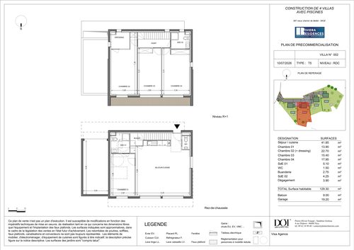 Villa 2 — Plan intérieur