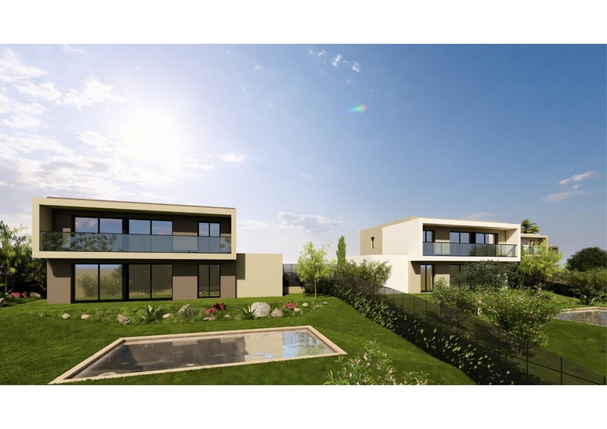 Les Villas de Bellet — façade et piscine